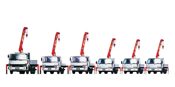 URA Series truck-mounted cranes