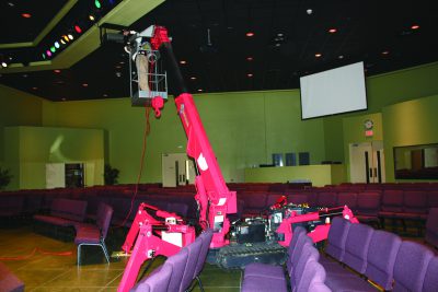 Can Mini Crawler Cranes be used indoors?